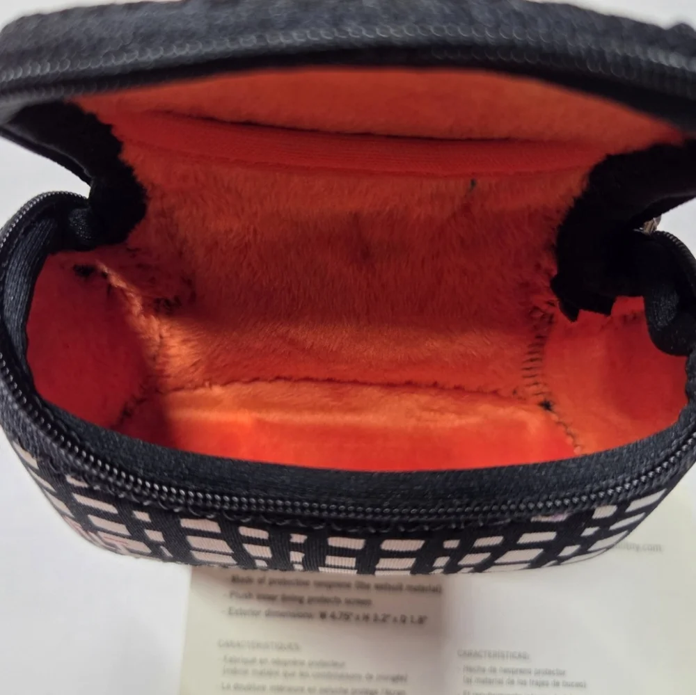 BUILT (BuiltNY) Neoprene Compact Camera Case, Black/White, NWT